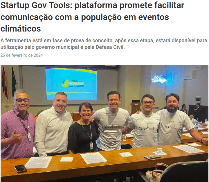 Startup gaúcha recebe prêmio de inovação